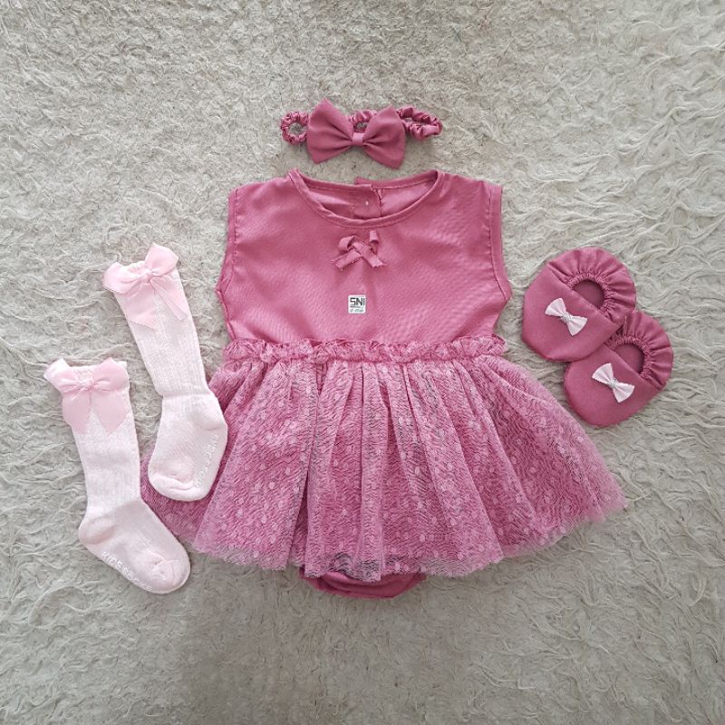 Baju Bayi Perempuan Danica Jumper set