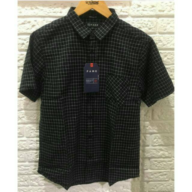 Kemeja flanel pria FAMO ORIGINAL