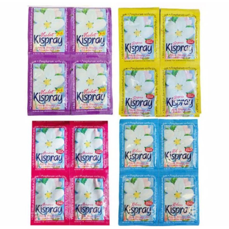 KISPRAY SACHET 1 RENCENG ISI 12 SACHET