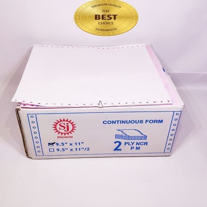 

CONTINUOUS FORM 9,5 X 11 2PLY SJ PREMIUM