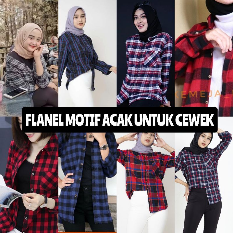 Kemeja Flanel Wanita Harga Pabrik Untuk Dijual Lagi