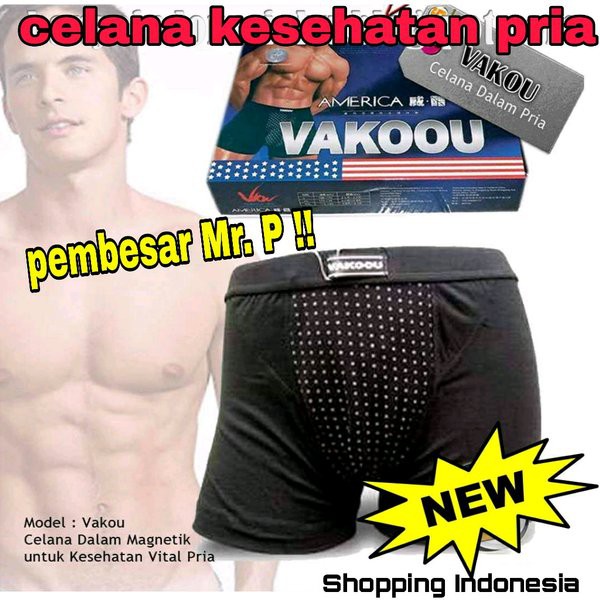 Vakoou Celana Dalam Kesehatan Pria Original 100%