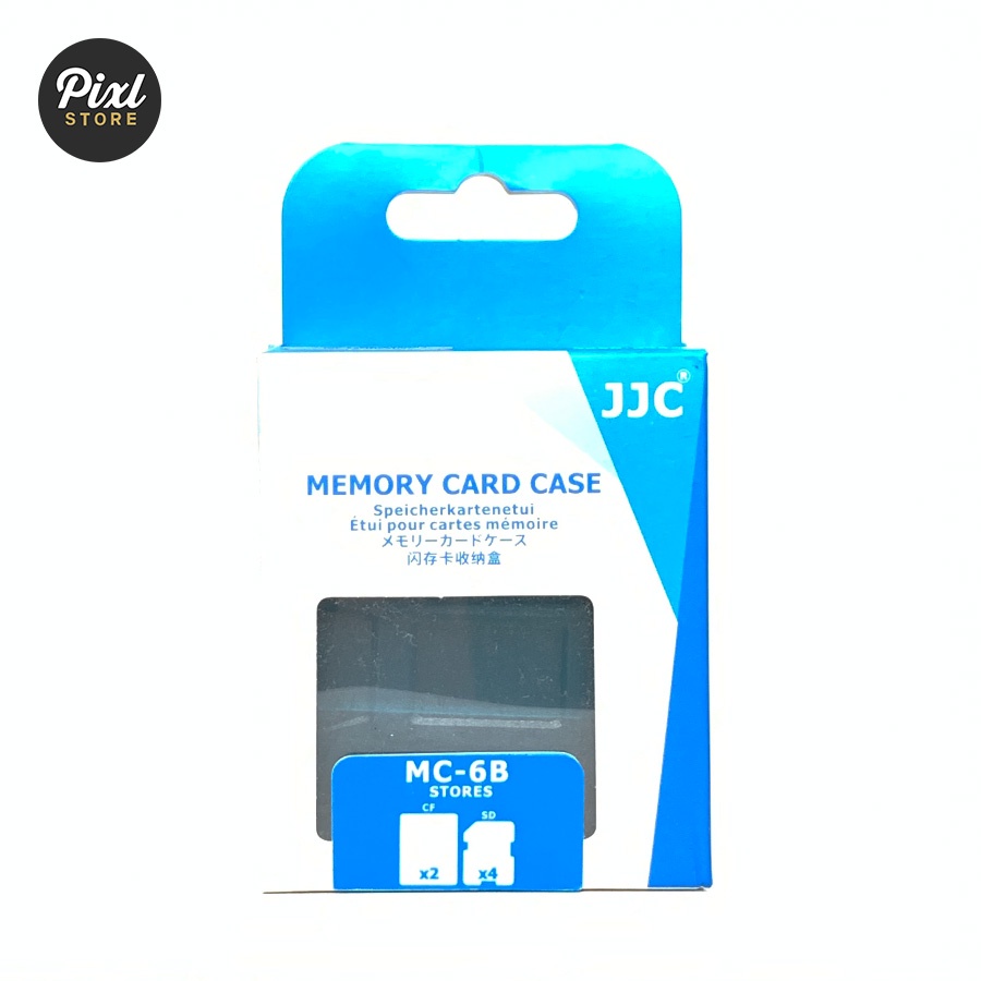 JJC Memory Card Case Mini MC-6B With Keychain