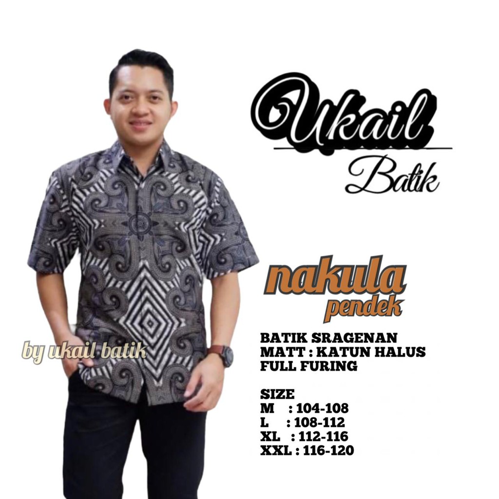 NAKULA UKAIL KEMEJA BATIK SOLO PRIA LENGAN PENDEK LAPIS FURING ATASAN BATIK PREMIUM MODERN KATUN HALUS PARANG GEDHE PEKSI SANDING ABDI SUMEBAR DWI ANGSA MANUK ALAM SALENDRA BIRU PUTRO PEKSI MANUK ALAM WAYANG PRABU WAYANGAN NOGO BIRU PEKSI ABANG PEKSI BIMA