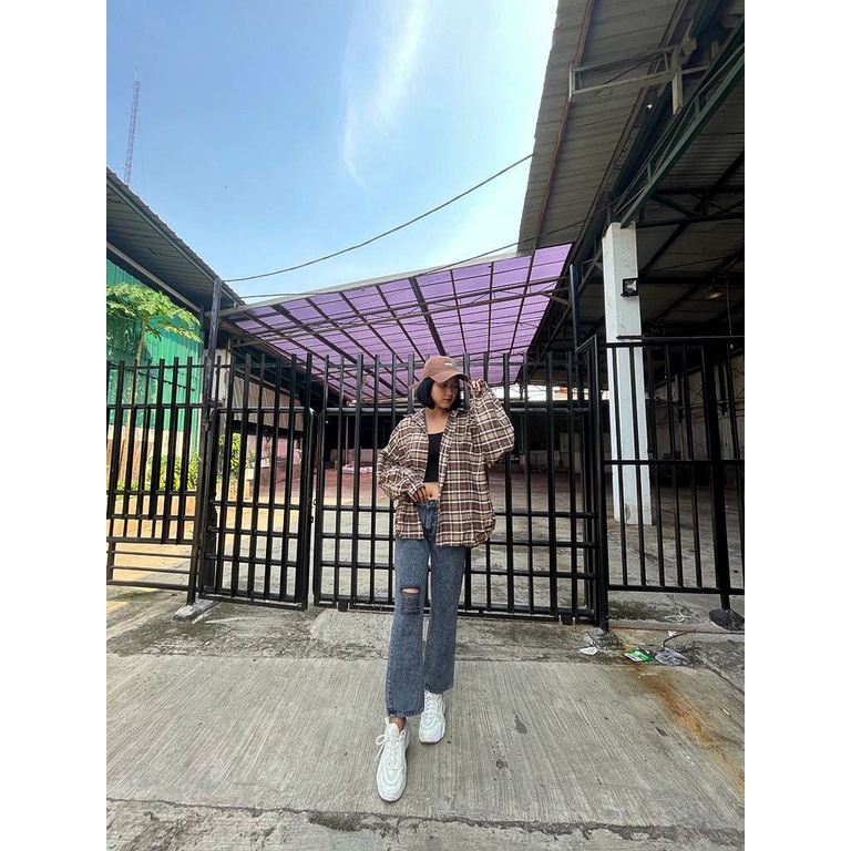 BEFAST - ZFS OOTD Wanita Celana Jeans NARAYO / CHOICE BOYFRIEND JEANS / Celana Panjang Denim / Jenas Kekiniaan Wanita Remaja / Celana Jeans BF Robek-Robek / Terlaris / OOTD Ala Korean Style