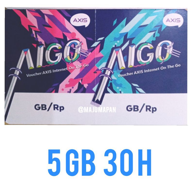 VOUCHER PAKET DATA AXIS AIGO 14GB 30H