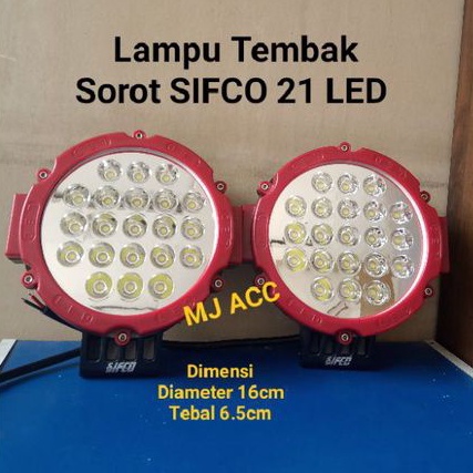 LAMPU SOROT MERK SIFCO 21 LED TEBAL