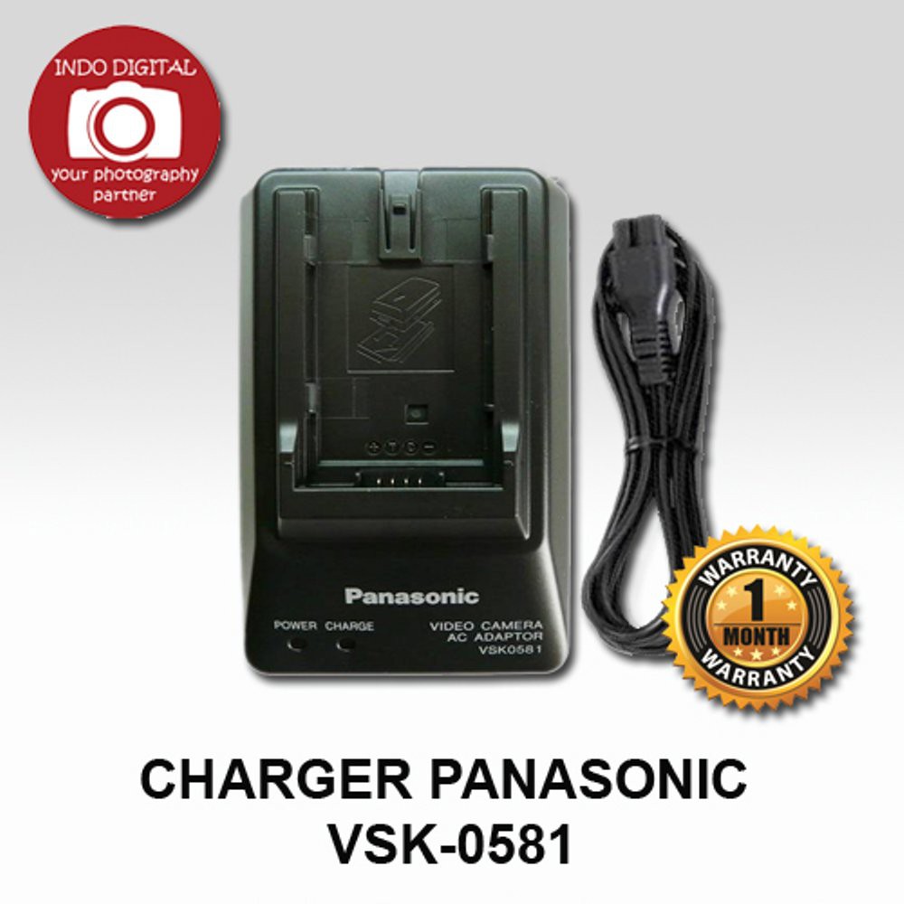 Promo CHARGER PANASONIC VSK 0581 FOR BATTERY CGR D16 CGR D28S Murah