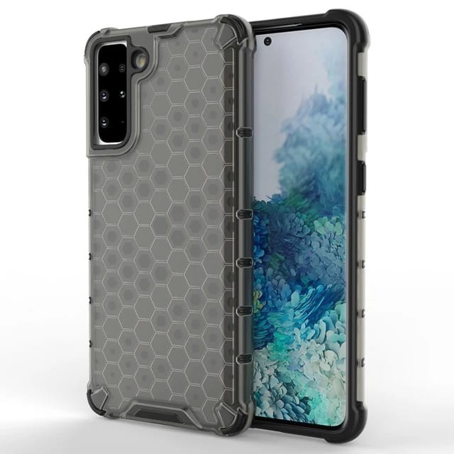 SAMSUNG S21 FE / S21 / S21 PLUS / S21 ULTRA SOFT CASE RUGGED ARMOR HONEYCOMB