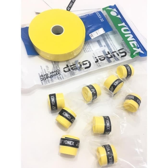 Grip Yonex AC 102 EX 100% Original Sunrise Berhologram/ Grip Karet Yonex Tipis Original / Lengket