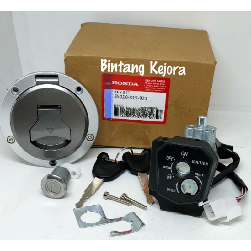 KUNCI KONTAK KEY SET CB 150 R CB 150R CB150R CBR 150 KOMPLIT PLUS TUTUP TANGKI K15 NON FIRING 2016-2