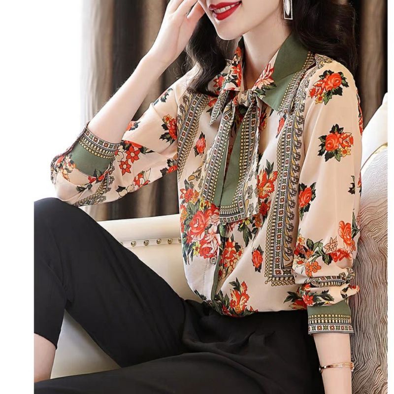 MDLV ~ 6353 Magazira Bowtie Shirt Blouse Korea Blouse Premium Blouse Terbaru Blouse cewek Kemeja Premium Fashion Import