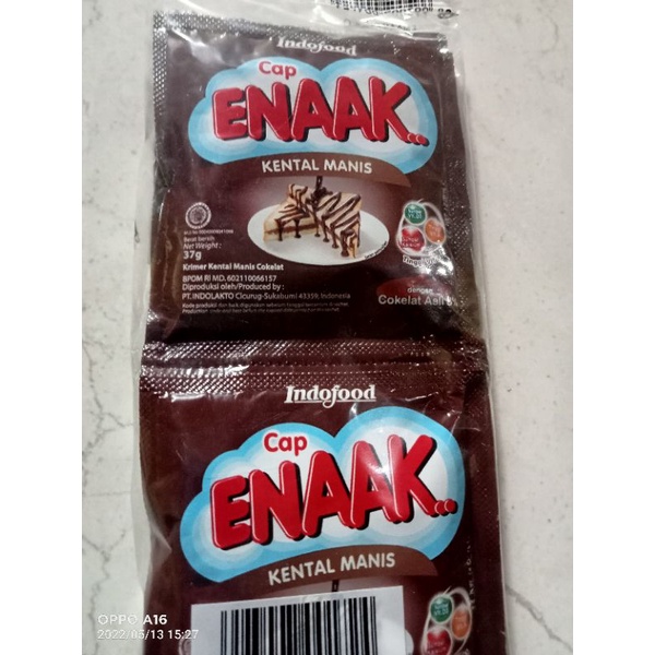 

Susu Kental Manis cap Enaak rasa coklat dijual eceran