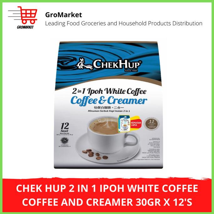 

Chek Hup 2 in 1 Ipoh White Coffee No Sugar Added 30gr x 15