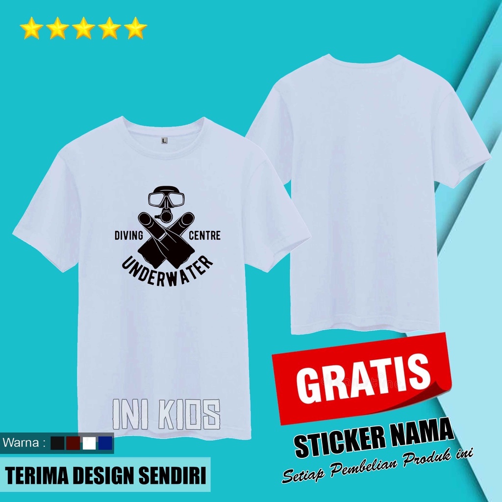 Baju Kaos SCUBA DIVING Keren Pria Dan Wanita Distro PANDAWA