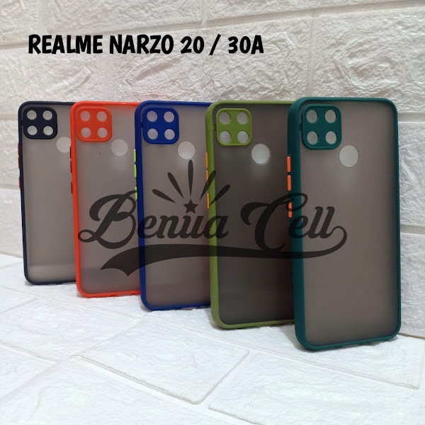 CASE REALME NARZO 20 - CASE MATTE FULL COLOR  REALME NARZO 30A - BC