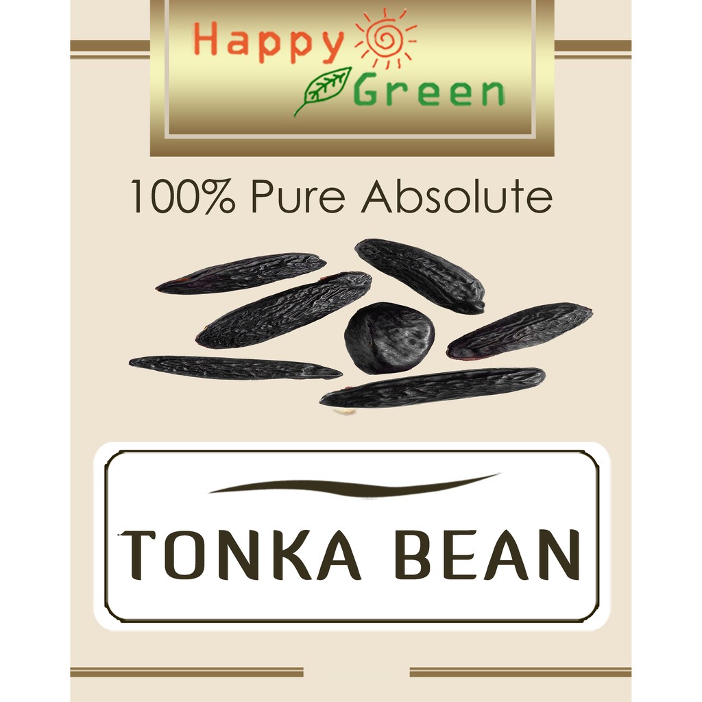 Happy Green Pure Tonka Bean Absolute - Minyak Tonka Bean Asli Murni