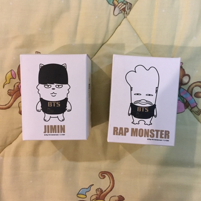 BTS HipHop Monster Official 6cm Figurines (SEALED)