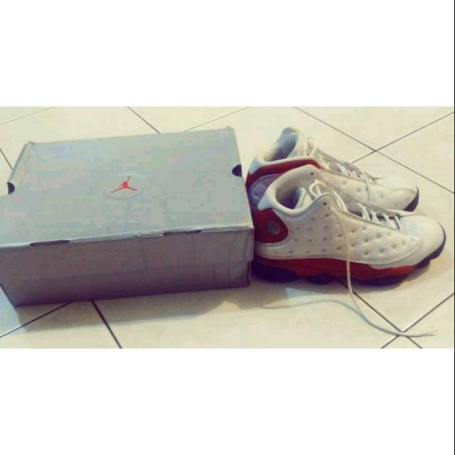 Sepatu Pria Air Jordan Retro 13 Asli Kotak Masih Ada Size 44
