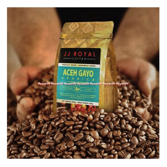JJ Royal Aceh Gayo Arabica 200gr Ground Coffee Kopi Bubuk Murni Kemasan Kaleng Jjroyal Atjeh Sumatera