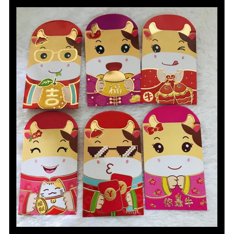 

ANGPAO IMLEK 2021 MOTIF KERBAU LUCU SINCIA NETRAL - KERBAU TERMURAH