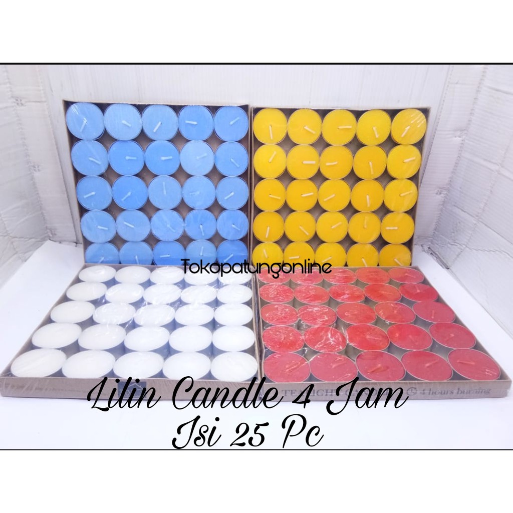 Lilin Murah Tealight Aromaterapi 4 Jam Kode K