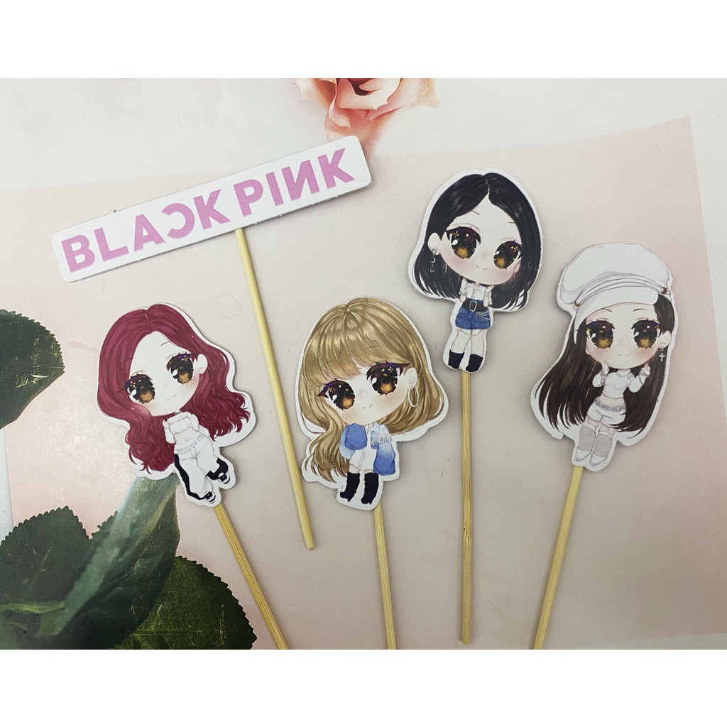 Topper Cupcake Blackpink | Hiasan Cupcake Kpop BP