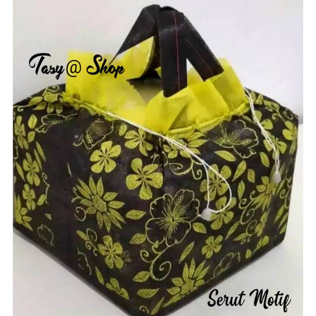 

Tas hajatan serut motif 22x22