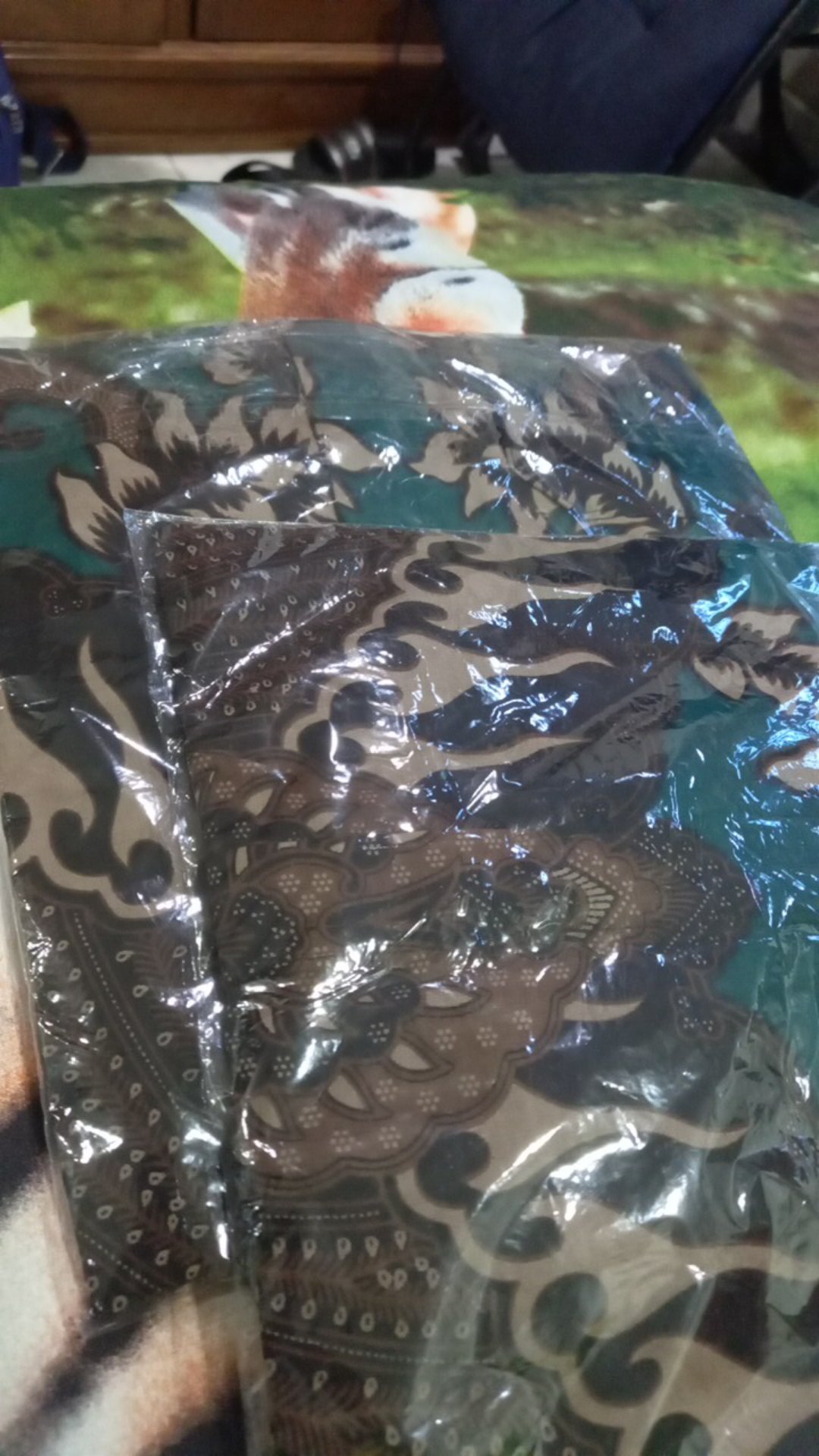 M, L, Xl, Xxl, Kemeja Batik Pria Lengan Pendek Jumbo Baju Batik Pria