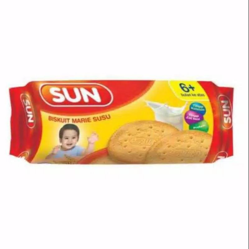 

Sun Buskuit Marie Susu 80gr & 150gr