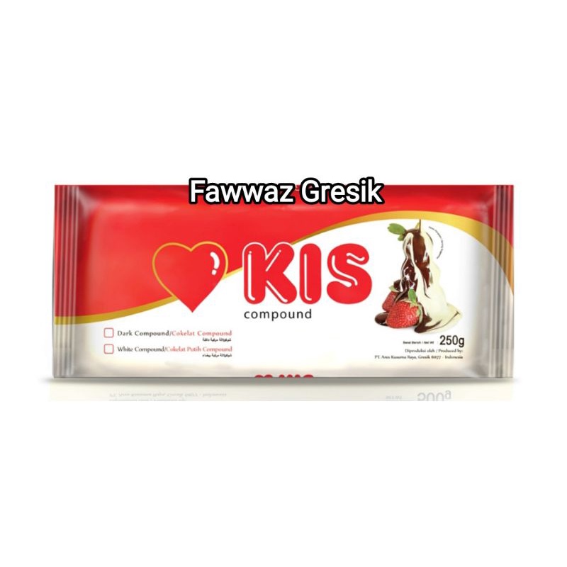 

Kis Cokelat Compound Batang Blok 250gr / Coklat Batang KIS / DARK Chocolate Compound 250 gram