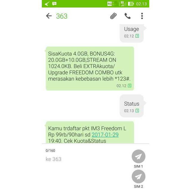 KARTU PERDANA INTERNET INDOSAT IM3 4G 34GB FREE UNLIMITED TELEPON DAN SMS