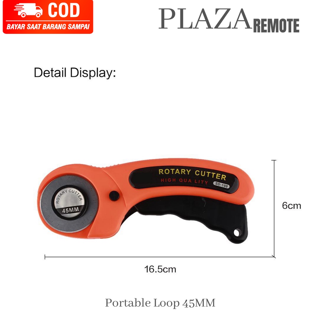 Rotary Roller Cutter RODA 28MM 40MM 45MM ALAT BANTU POTONG KERTAS KAIN