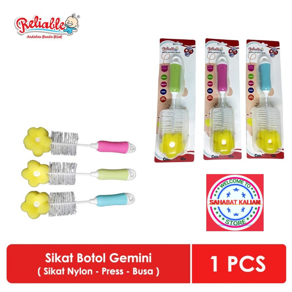 RELIABLE SIKAT PEMBERSIH BOTOL MODEL GEMINI RSB 7803