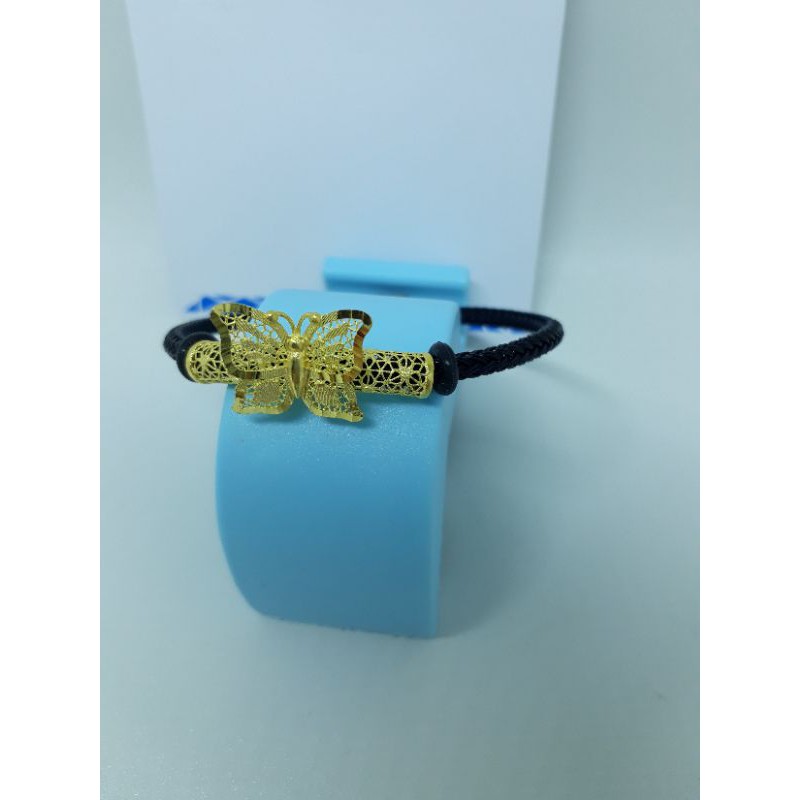 Gelang tali emas kupu HWT 300
