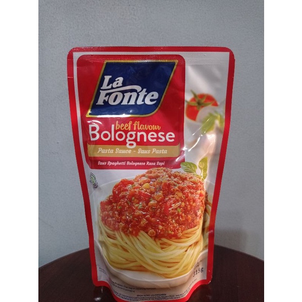

Saus Pasta La Fonte Bolognese 315 gram