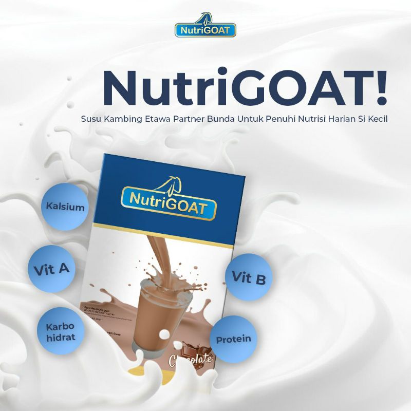 

Nutrigoat susu kambing etawa 200gr|susu kambing untuk tulang dan sendi|susu etawa ORI