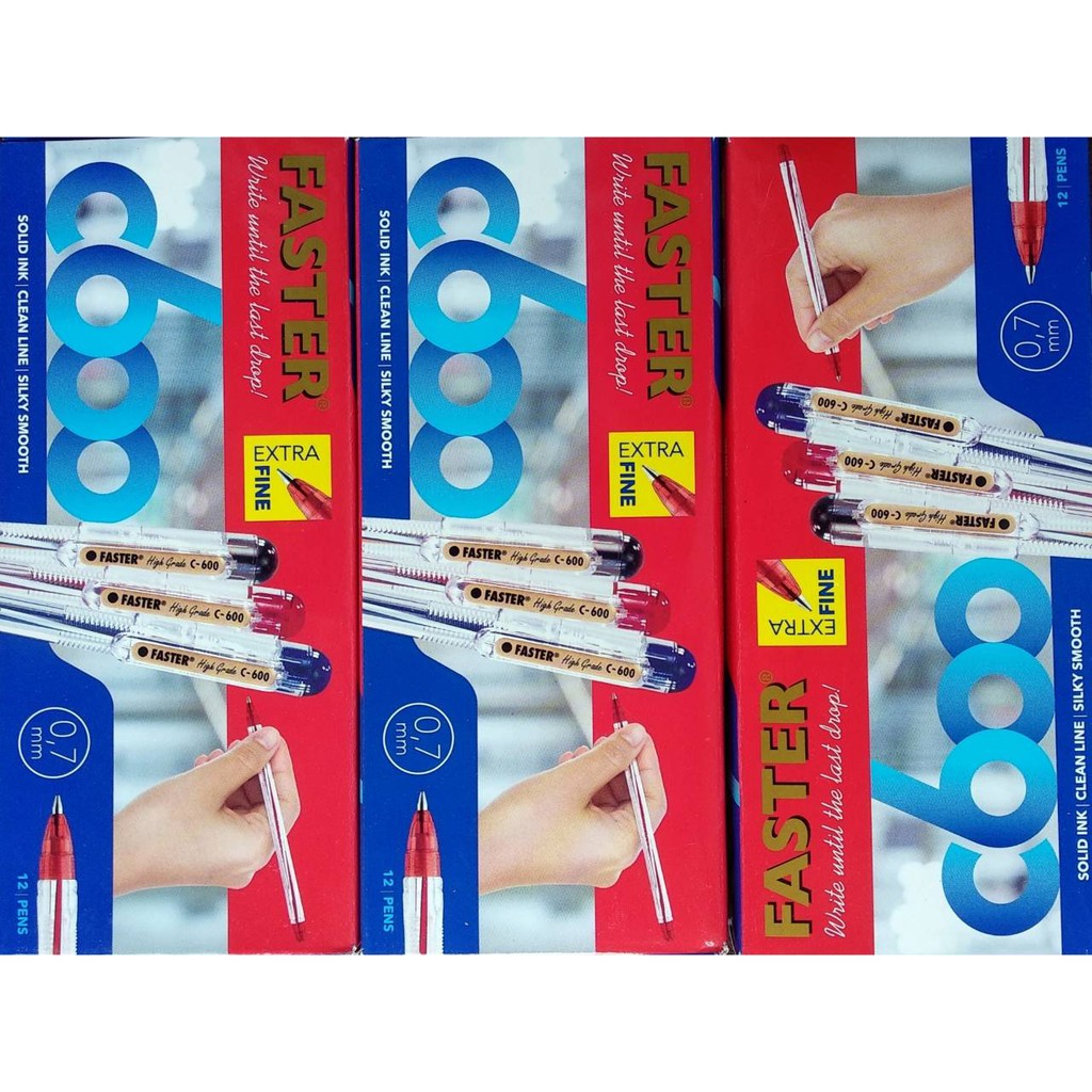 

Pulpen Faster C600 (12 pulpen/lusinan)