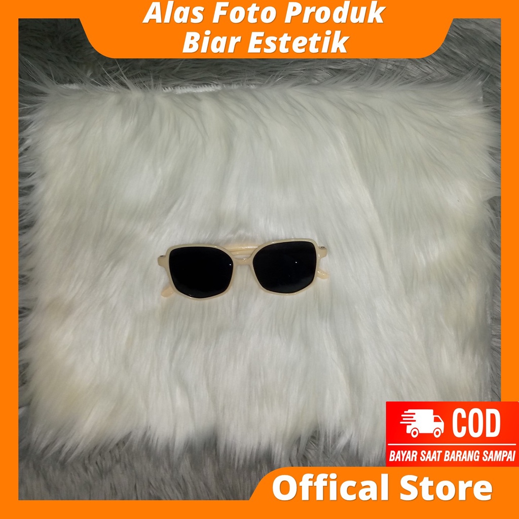 Alas Foto Bulu Produk Nail Art | Alas Foto Produk | Kain Bulu Rasfur Background Foto | Backdrop Foto