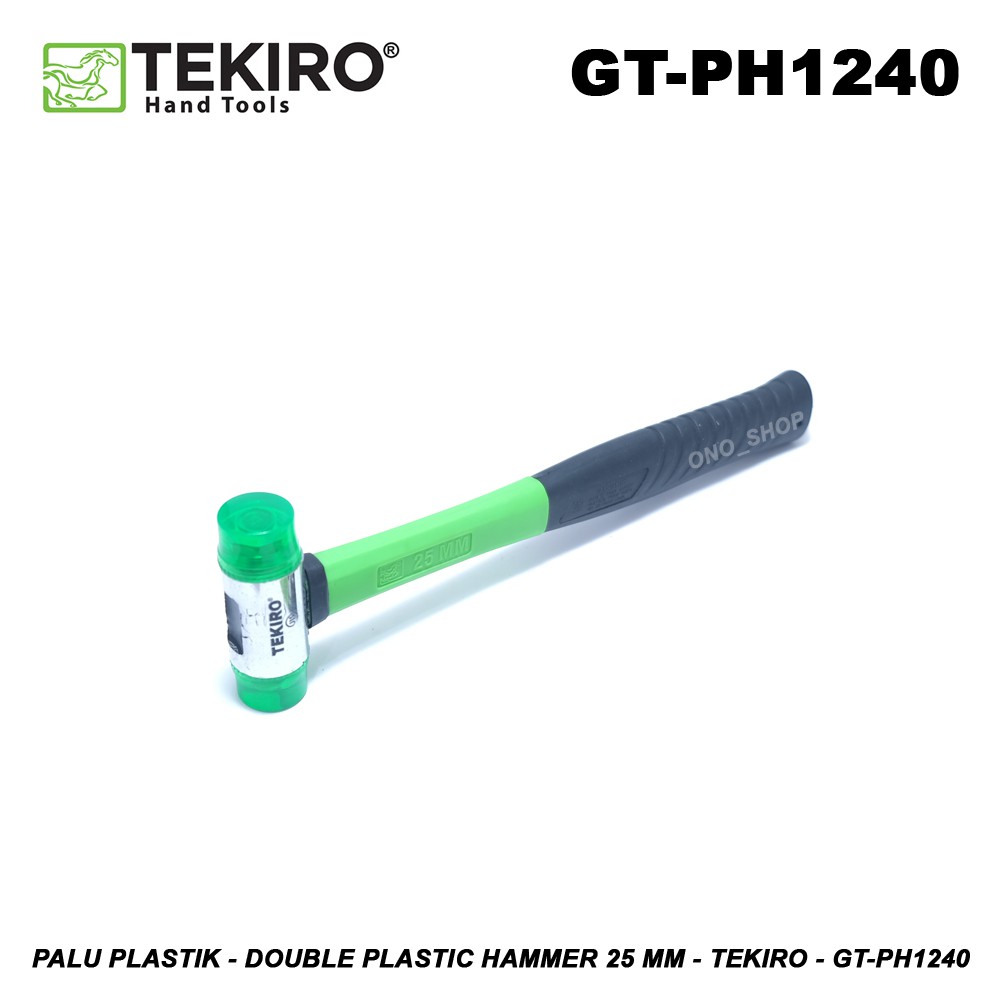 GT-PH1240 - Palu Plastik - Double Plastic Hammer 25 mm - Tekiro