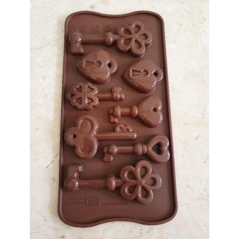 VAYA Sale - Silikomart Silicone Mould / Cetakan Coklat Bentuk Kunci Premium Import