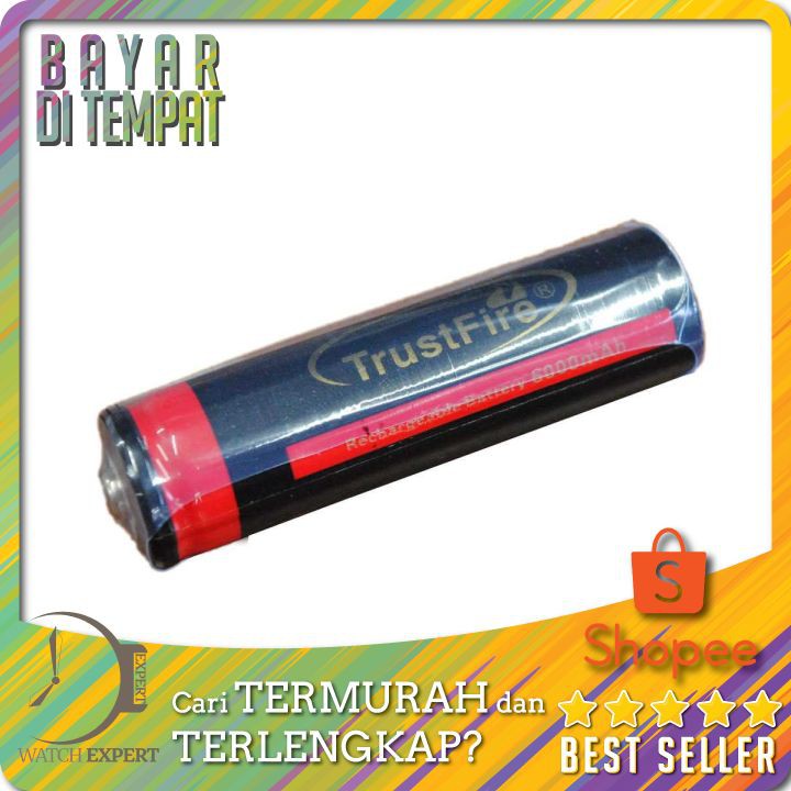 TERMURAH Baterai 18650 Protection Board 6000mAh 3.7V Button Top