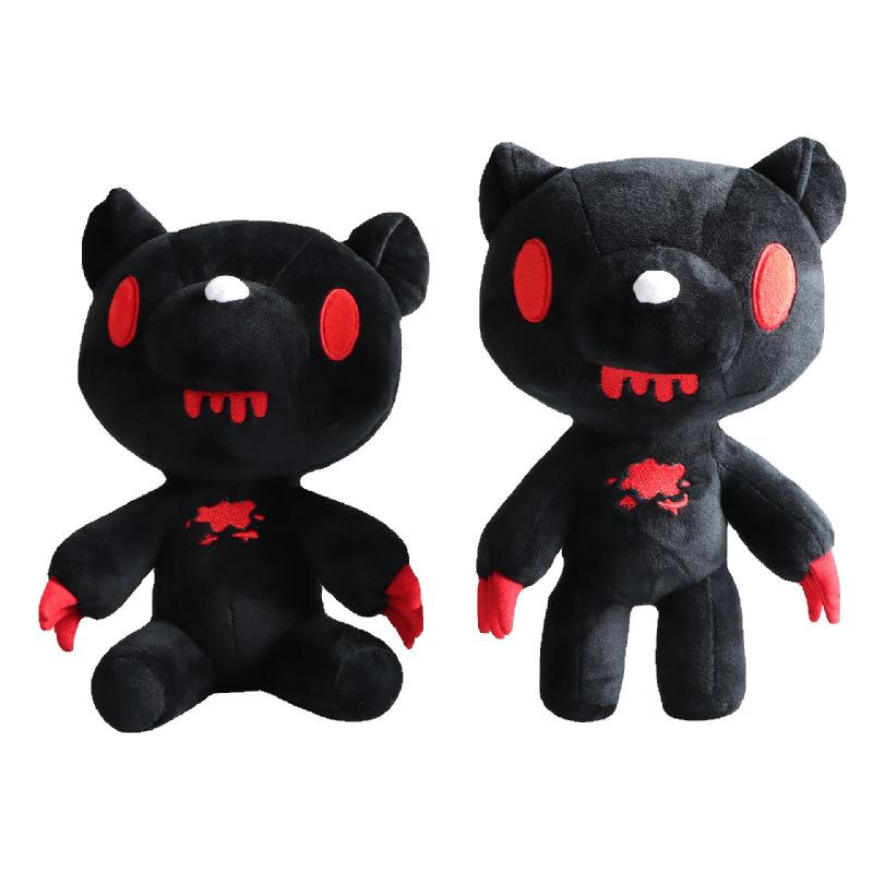 Mainan Boneka Plush Bentuk Beruang Warna Hitam / Pink Untuk Hadiah Anak