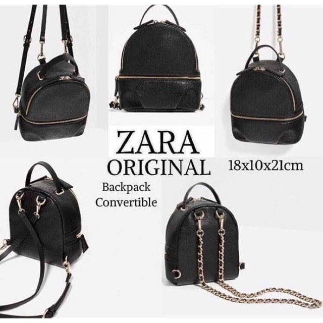 zara mini convertible backpack