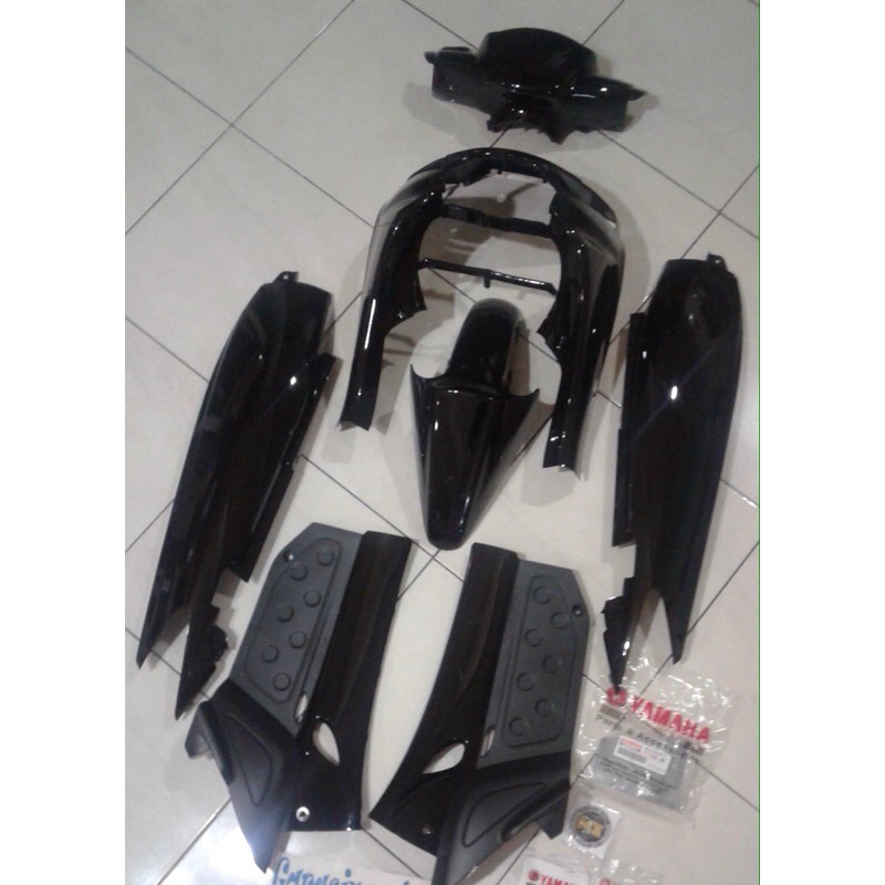 body nouvo lele hitam fullset original yamaha
