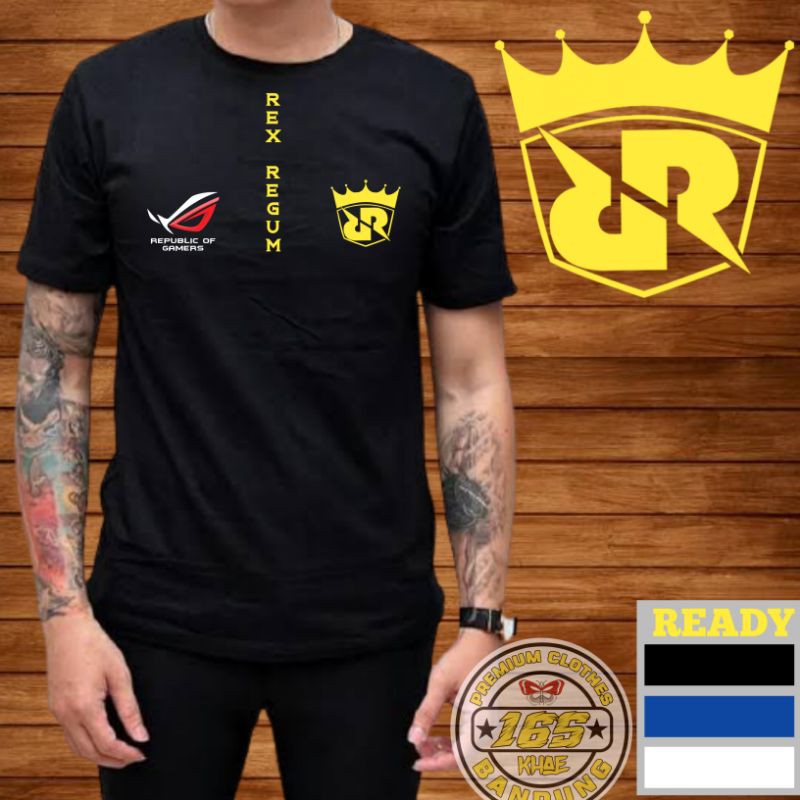 kaos gaming rrq terbaru pria wanita baju distro premium