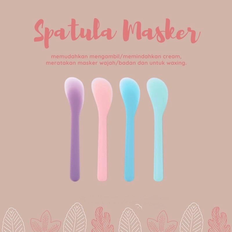 Spatula Masker / Spatula Cosmetic / Sendok Kosmetik / Spatula Kosmetik / Alat Kosmetik  F889