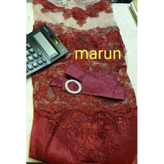 Kebaaya  brokat peplum organdi +belt//kebaya wisuda kekinian//kebaya remaja