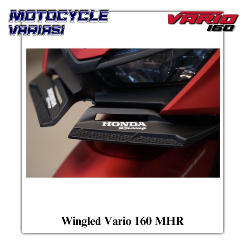 Winglet Honda Vario 160 Model Moto GP ABS Plastik MHR