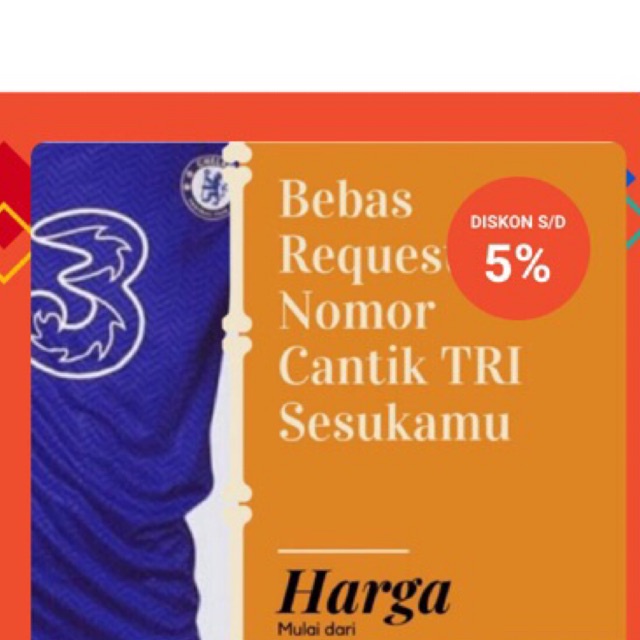 TERMURAH REQUEST NOMOR TRI TERMURAH DIJAMIN TERMURAH